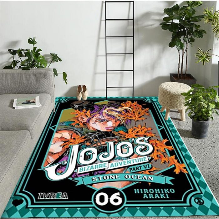 Jojo s Bizarre Adventure Area Rug JOJO Carpet Anime Rug Holiday Gifts Rugs For Living Room 23 - JJBA Store