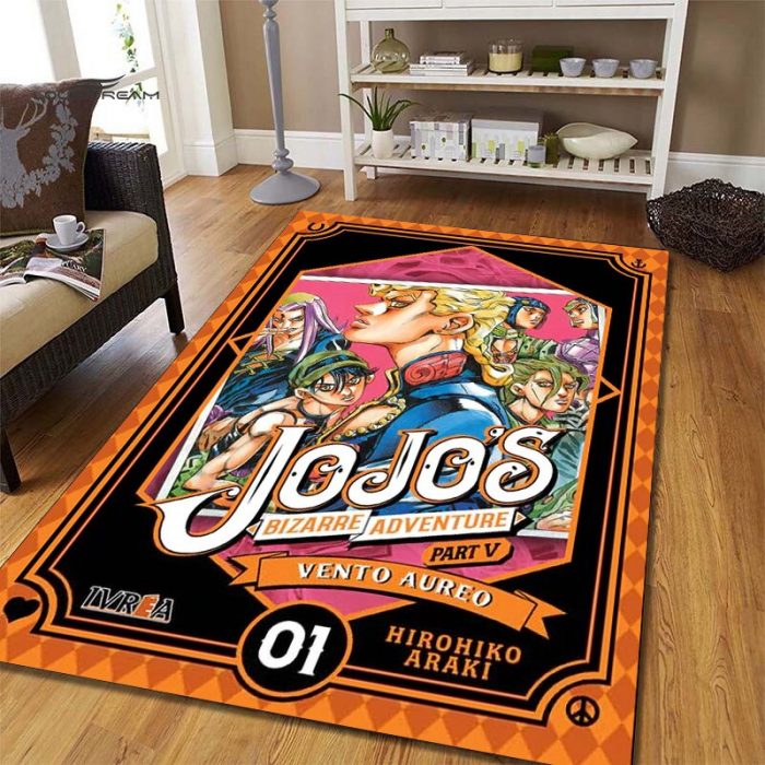 Jojo s Bizarre Adventure Area Rug JOJO Carpet Anime Rug Holiday Gifts Rugs For Living Room 27 - JJBA Store