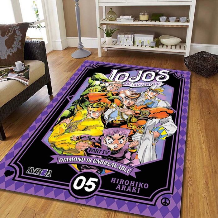 Jojo s Bizarre Adventure Area Rug JOJO Carpet Anime Rug Holiday Gifts Rugs For Living Room 28 - JJBA Store