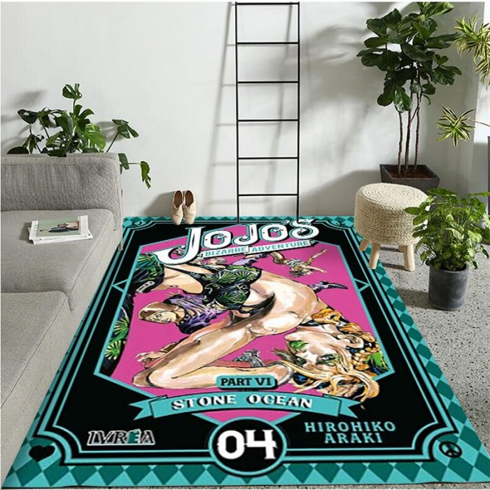 Jojo s Bizarre Adventure Area Rug JOJO Carpet Anime Rug Holiday Gifts Rugs For Living Room - JJBA Store
