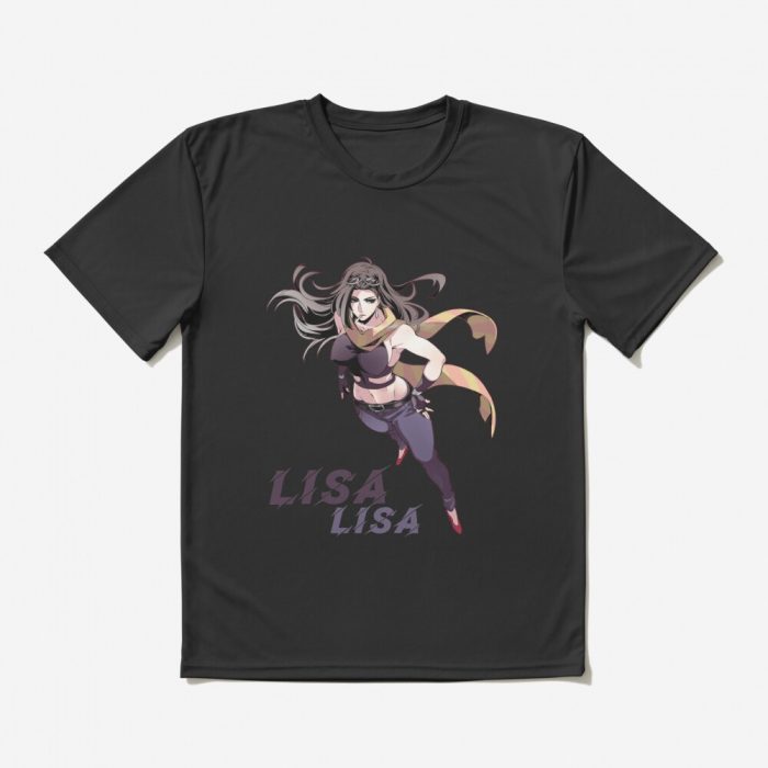 Jojo'S Lisa Lisa Sticker T-Shirt Official Cow Anime Merch