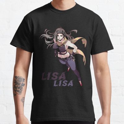 Jojo'S Lisa Lisa Sticker T-Shirt Official Cow Anime Merch