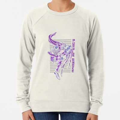 Jójó'S Bízárré Adventure Merch Purple Haze Sweater Gift Ideas Black Sweatshirt Official Cow Anime Merch